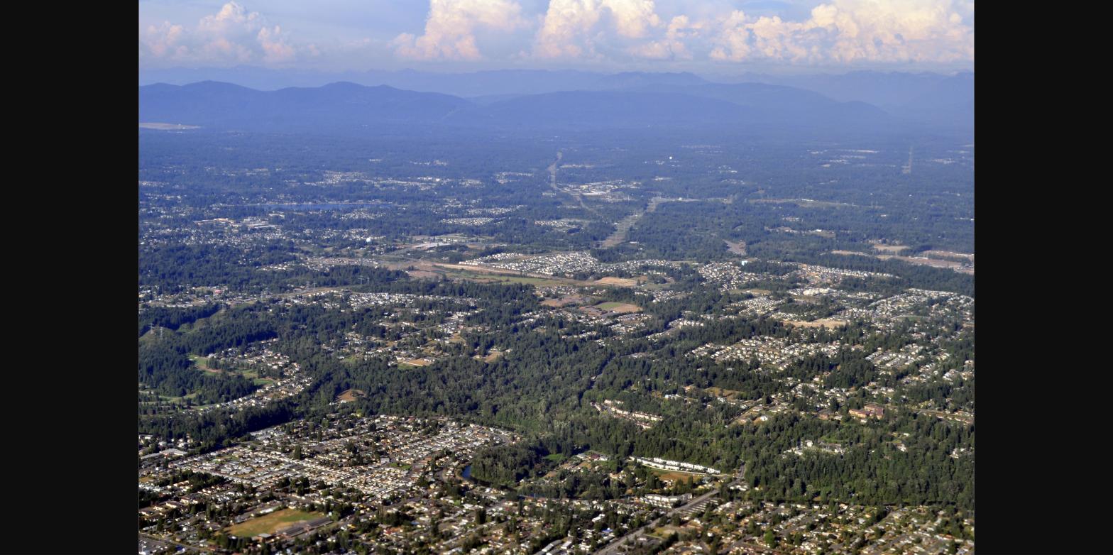Aerial view of Auburn, Washington